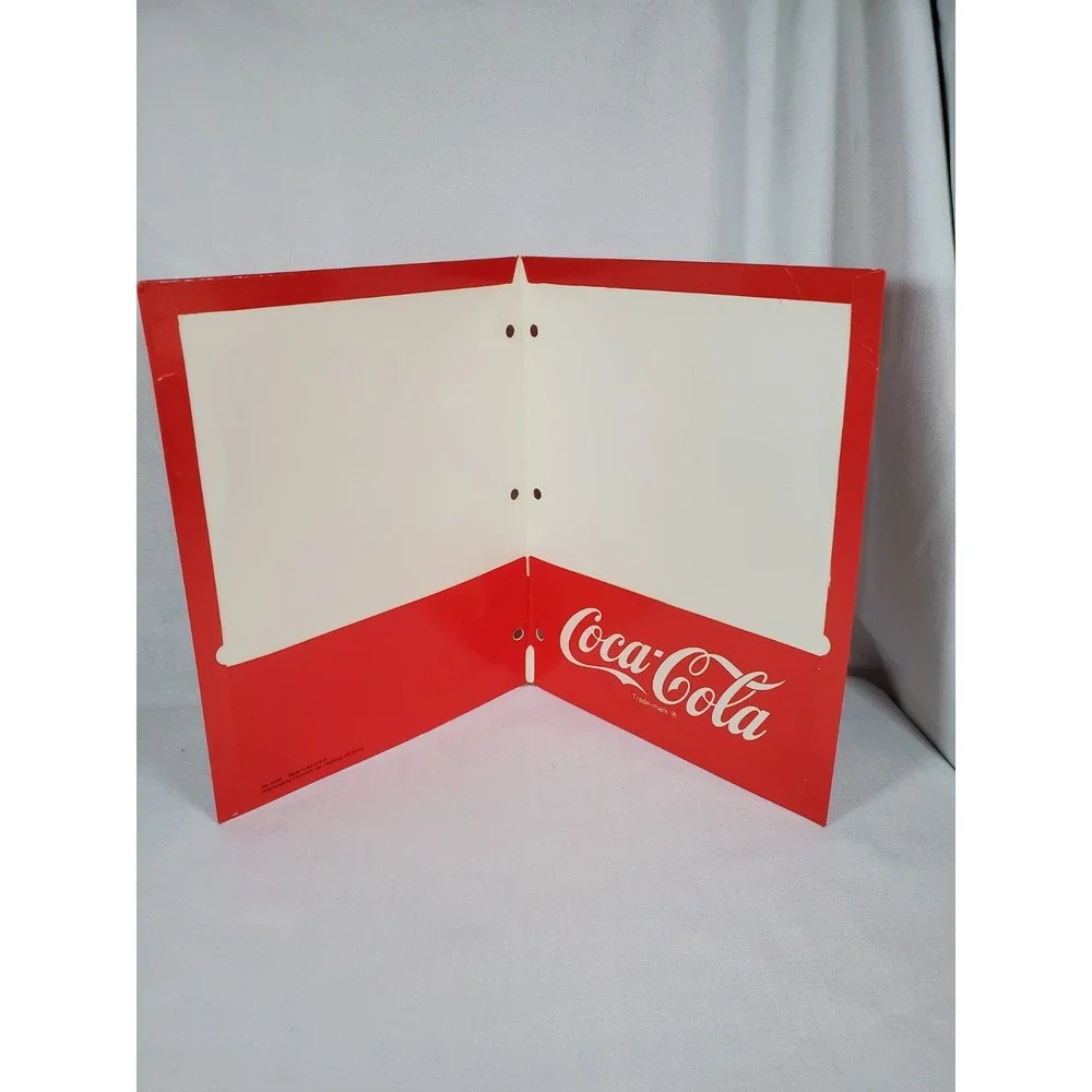 1992 Coca-Cola Folders 90's School Supplies Set of 3 NOS Vintage